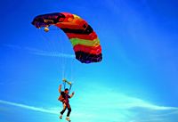 Flying a Square Parachute