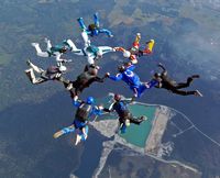 Skydive Over The Lake